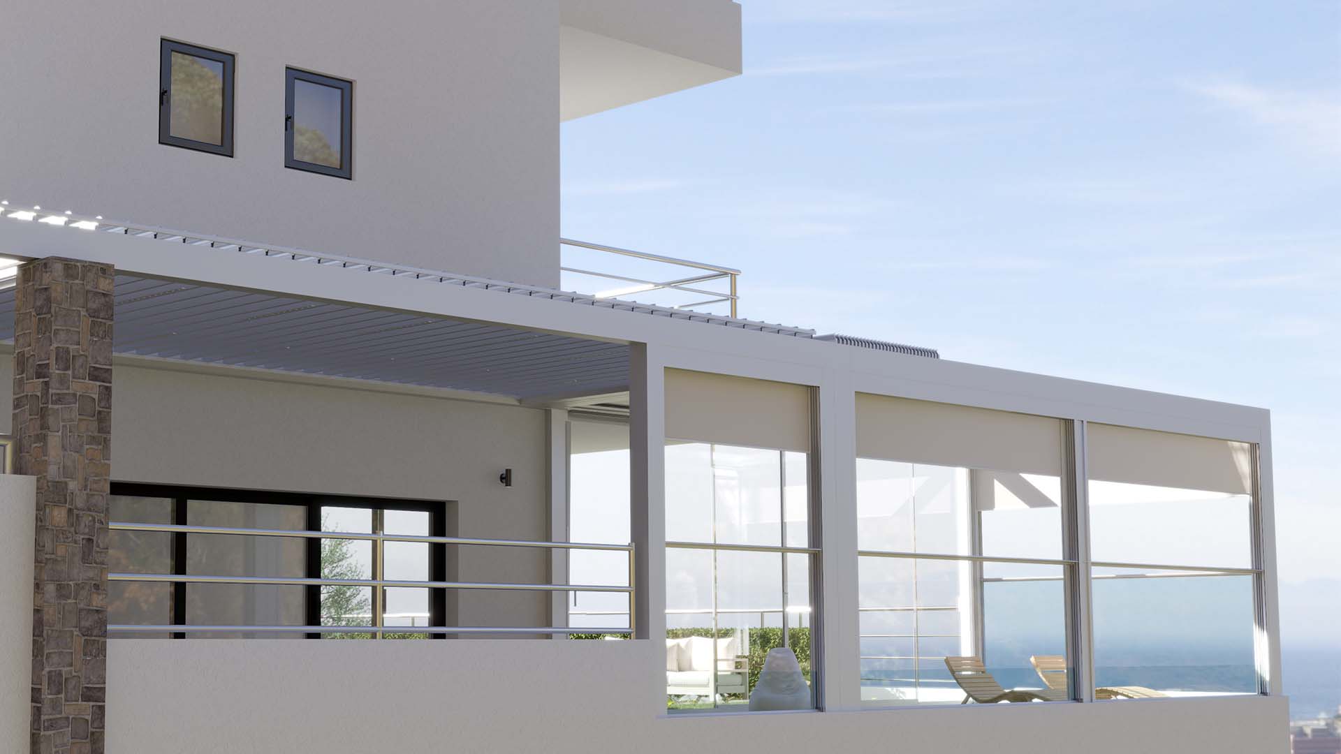 Η σκίαση και η θερμική άνεση Πέργκολα Αλουμινίου